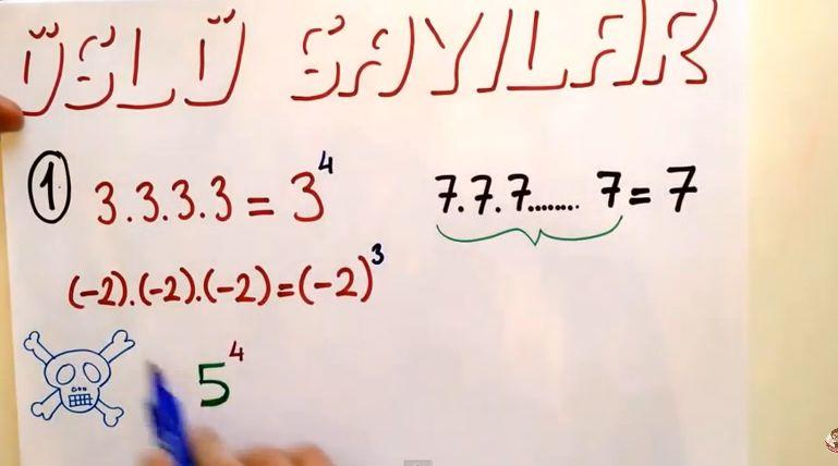 10 Dakikada Üslü Sayılar!
