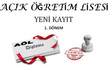 Açık Lise 1. Dönem Yeni Kayıt – 2019 1. Dönem