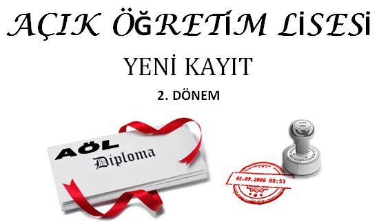 Açık Lise 2. Dönem Yeni Kayıt – 2020 2. Dönem
