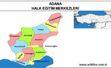Adana İlinde Bulunan Halk Eğitim Merkezleri (İrtibat Büroları) adana hem adana halk eğitim merkezi