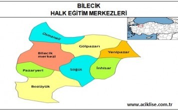 Bilecik İlinde Bulunan Halk Eğitim Merkezleri (İrtibat Büroları) bilecik hem bilecik halk eğitim merkezi