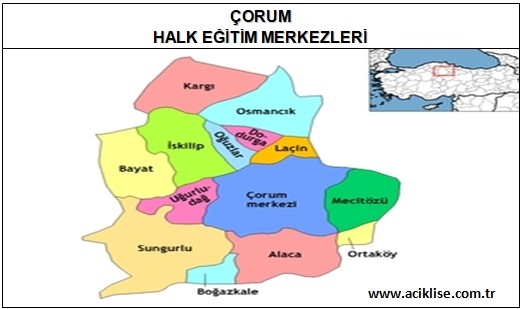 çorum hem çorum halk eğitim merkezi