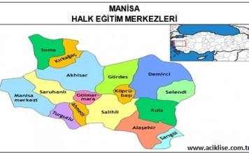 Manisa İlinde Bulunan Halk Eğitim Merkezleri (İrtibat Büroları) manisa hem manisa halk eğitim merkezi