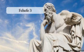 Felsefe 3