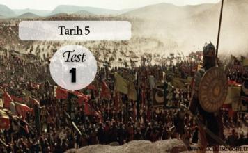 Tarih 5 – Test 1